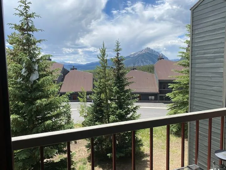Mountain view from the private balcony